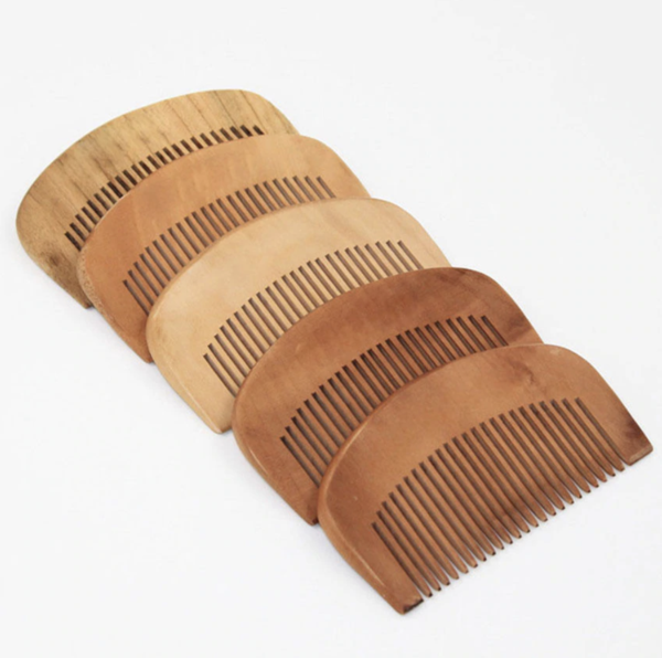 Peach wood comb advertising