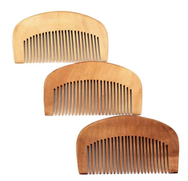Peach wood comb advertising